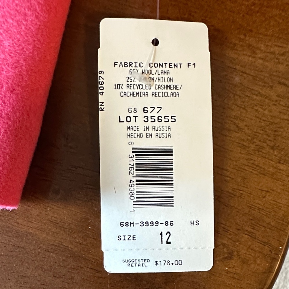 Harve Benard Vibrant Pink Blazer cashmere blend - Picture 11 of 11